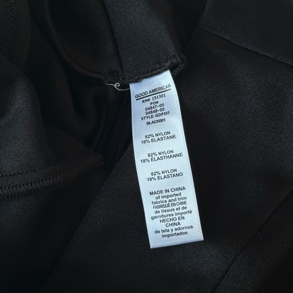 Good American | The ponte boss high shine Disco Pants 3 - Picture 5 of 6